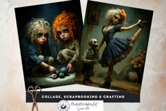 Haunted Dolls Secret Life Gothic Storytelling Journal Papers Product Image 3