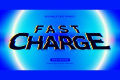 High Voltage editable text effect style vector Product Image 3