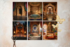 Hindu Mythology Backdrops for Junk Journal and Scrapbooking Product Image 10