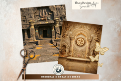 Hindu Mythology Backdrops for Junk Journal and Scrapbooking Product Image 3
