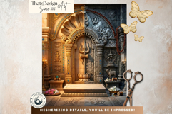 Hindu Mythology Backdrops for Junk Journal and Scrapbooking Product Image 7