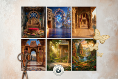 Hindu Mythology Backdrops for Junk Journal and Scrapbooking Product Image 8