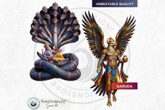 Hindu Gods Pantheon Clipart for Sublimation and Journals Product Image 12
