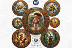 Hindu Gods Pantheon Clipart for Sublimation and Journals Product Image 6