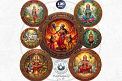 Hindu Gods Pantheon Clipart for Sublimation and Journals Product Image 8