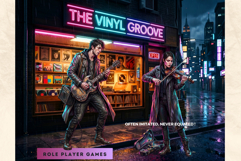 Neon Urban Night Stories Cyberpunk Clipart and Backgrounds Product Image 3