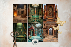 Orishas Backdrops African Mythology Digital Papers for DIY Product Image 11