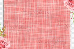 100 Seamless Color Tweed Linen Fabric Texture Digital Papers Product Image 9