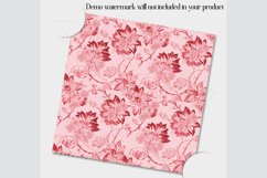 100 Seamless Vintage Chinoiserie Floral Digital Papers Product Image 3