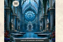 Sunken Kingdom Underwater Dark Fantasy RPG Backdrops JPEG Product Image 17