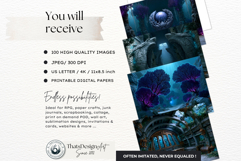 Sunken Kingdom Underwater Dark Fantasy RPG Backdrops JPEG Product Image 2