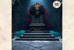 Sunken Kingdom Underwater Dark Fantasy RPG Backdrops JPEG Product Image 3