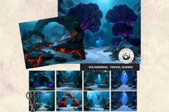 Sunken Kingdom Underwater Dark Fantasy RPG Backdrops JPEG Product Image 8