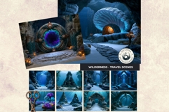 Sunken Kingdom Underwater Dark Fantasy RPG Backdrops JPEG Product Image 9