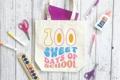 100 Sweet Days Of School SVG, School SVG Design Product Image 3