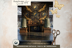 Taoist Mythology Backdrops for Junk Journal and Scrapbooking Product Image 10