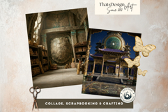 Taoist Mythology Backdrops for Junk Journal and Scrapbooking Product Image 12