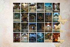 Taoist Mythology Backdrops for Junk Journal and Scrapbooking Product Image 4