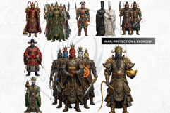 Taoist Mythological Figures Fantasy Clipart and Junk Journal Product Image 13