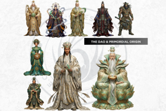 Taoist Mythological Figures Fantasy Clipart and Junk Journal Product Image 4