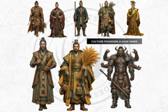 Taoist Mythological Figures Fantasy Clipart and Junk Journal Product Image 6