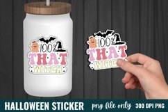 Halloween Sticker PNG, 100 that witch PNG Product Image 1
