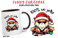 Funny Christmas Quote Clipart Sublimation PNG Product Image 1