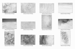 100 Watercolor Light Gray Backgrounds, Monochrome Textures Product Image 5