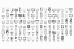 100 Watercolor Light Gray Backgrounds, Monochrome Textures Product Image 13
