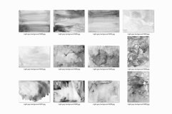 100 Watercolor Light Gray Backgrounds, Hand Painted Textures Product Image 4