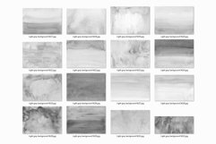 100 Watercolor Light Gray Backgrounds, Hand Painted Textures Product Image 2