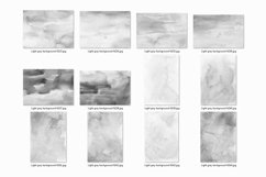100 Watercolor Light Gray Backgrounds, Hand Painted Textures Product Image 2