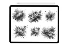 100 Watercolor Splash Procreate Stamps Procreate Brushes