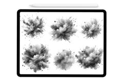 100 Watercolor Splash Procreate Stamps Procreate Brushes