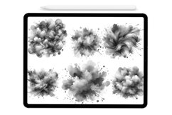 100 Watercolor Splash Procreate Stamps Procreate Brushes