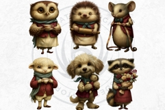Whimsy Orchard Village Cozy Storybook Clipart PNG character Product Image 10