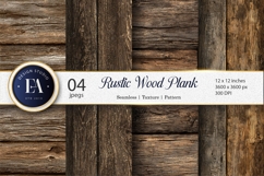 Wood Plank Rustic Texture Seamless Pattern Digital Paper Product Image 1