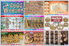 1000 Best Seller Laser Cut. Wood Working. Laser Decor. Craft Product Image 7