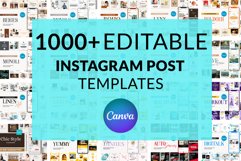 1000 Instagram Post Template Product Image 1