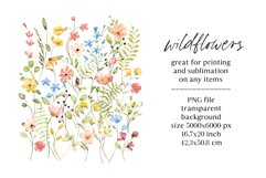 Sublimation design, wildflowers, PNG file. Product Image 2