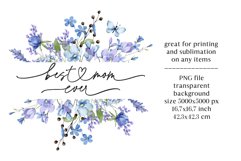 Sublimation design, best mom, PNG file. Product Image 2