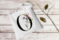 Mug sublimation design with letter, monogram, PNG file. Product Image 5