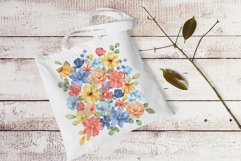 Sublimation design, garden flowers, PNG file. Product Image 3