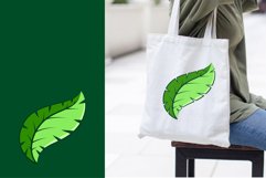 Green leaves vector bundle set Product Image 5