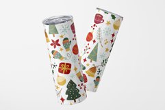Tumbler Christmas design, sublimation PNG file. Product Image 3
