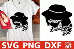 Unbothered svg, Mood svg, Woman in Glasses svg, Mask svg Product Image 2