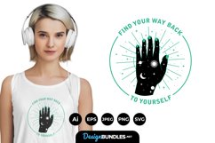 Find Your Way Back to Yourself for T-Shirt Design Product Image 1
