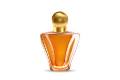 Fragrance Glass Bottle For Aromatic Liquid Vector Product Image 1