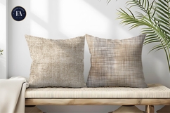 Linen Fabric Neutral Boho Seamless Texture Digital Paper Product Image 2