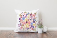 Sublimation design, flowers and leaves, PNG file. Product Image 4